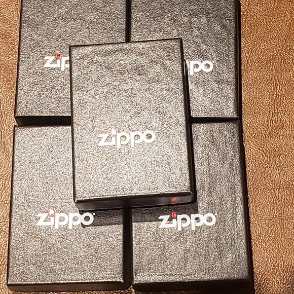 Zippo Accessories Zippo Lighter Case 5 Empty Boxes Black With